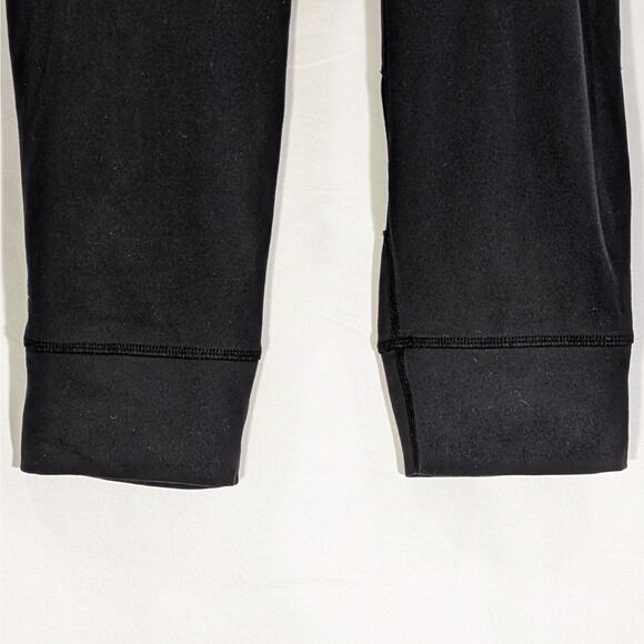 LOT 2 Athleta Replay Reflective Cropped Leggings Running Solid Black Medium - Picture 5 of 9